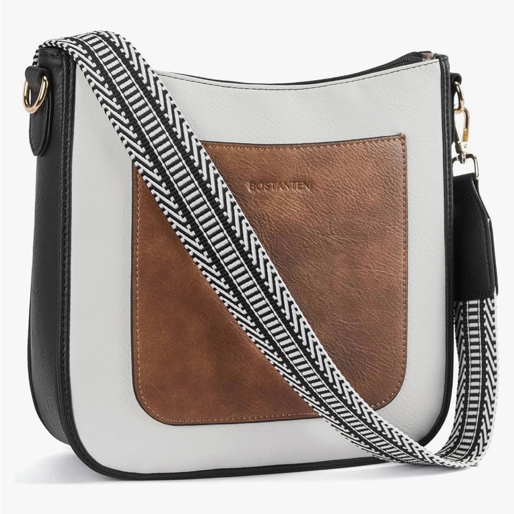 Bostanten Crossbody Leather Hobo Women’s Bag